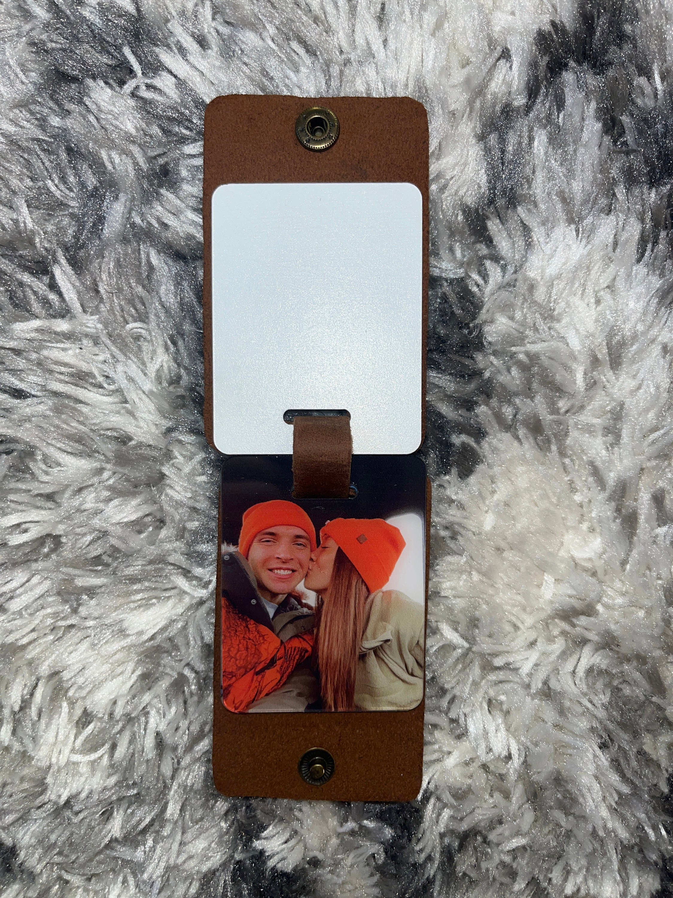 Man Accessory Leather Keychain With Photo Mothers Day Gift Personalized Photo Keyring Unique Boyfriend Gift Keychain For Him Gift Men