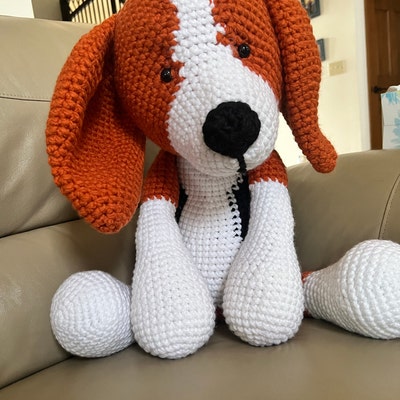 Shiloh the Beagle Crochet Pattern, Puppy Crochet, Beagle Crochet, Dog ...