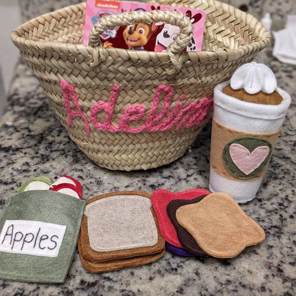 Felt Coffee Cup, Valentine's Day Pretend Play Food - Etsy