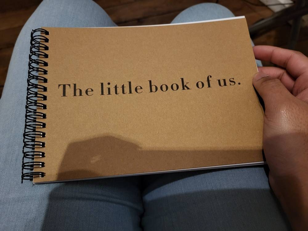 Reasons why I love you, Anniversary gift, boyfriend, husband, wife, partner, gifts for him, love, Our Story Scrapbook, memories journal