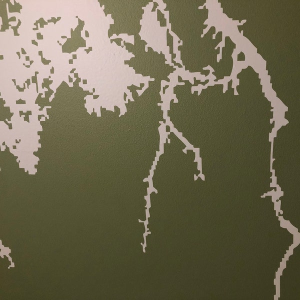 Large Wall Tree Decal Forest Decor Vinyl Sticker Highly Detailed ...