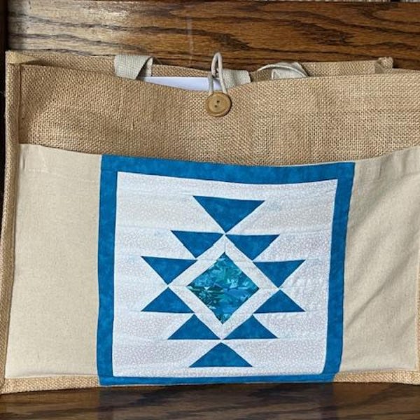 Southwest Aztec Quilt Block, 5 Sizes Each PDF Instant Download, FPP ...