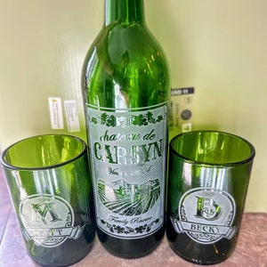 Buy Engraved Wine Bottles Color Green Personalized Wine Bottle