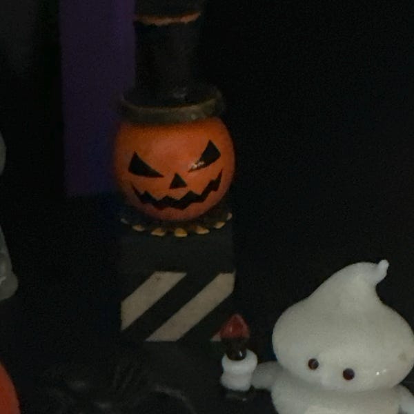 Vintage Halloween Box Miniatures, Artisan Miniatures, Miniature Jack O ...
