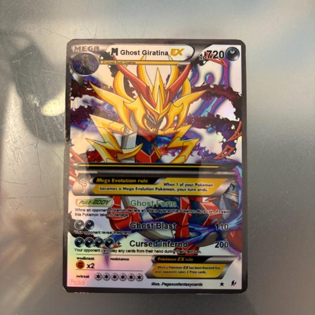 ギラティナEX ポケモンカード 180HP トレーディングカード