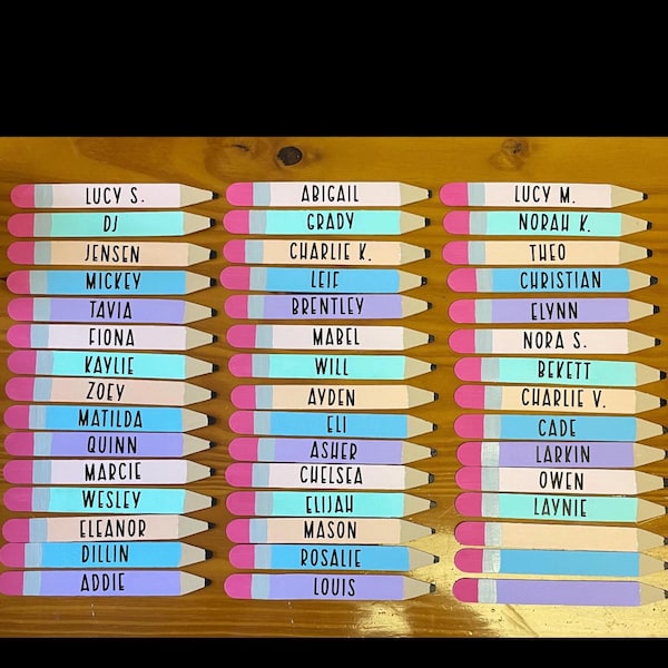 Flip Name Sticks With Metal Box And Sticke, 72Pcs Talking