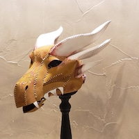 PDF Pattern Leather Dragon Mask - Etsy Canada