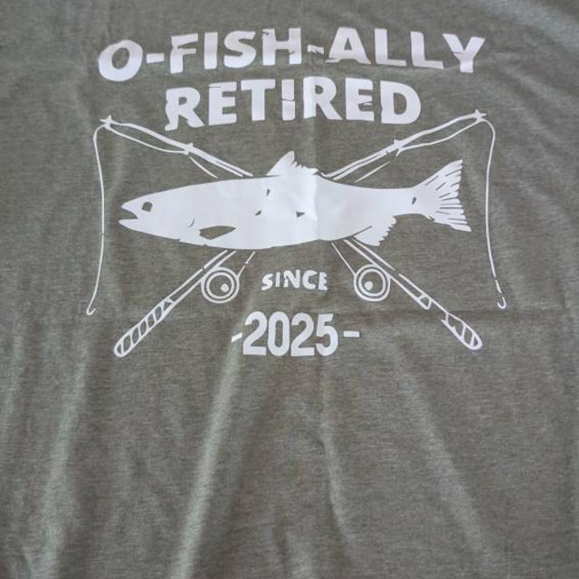 O'Fishally Retired 2023 釣り竿 Retiring Fisherman トレーナー Oh Fish Ally Retired 2025 Svg, Retirement Shirt, Fishing Svg