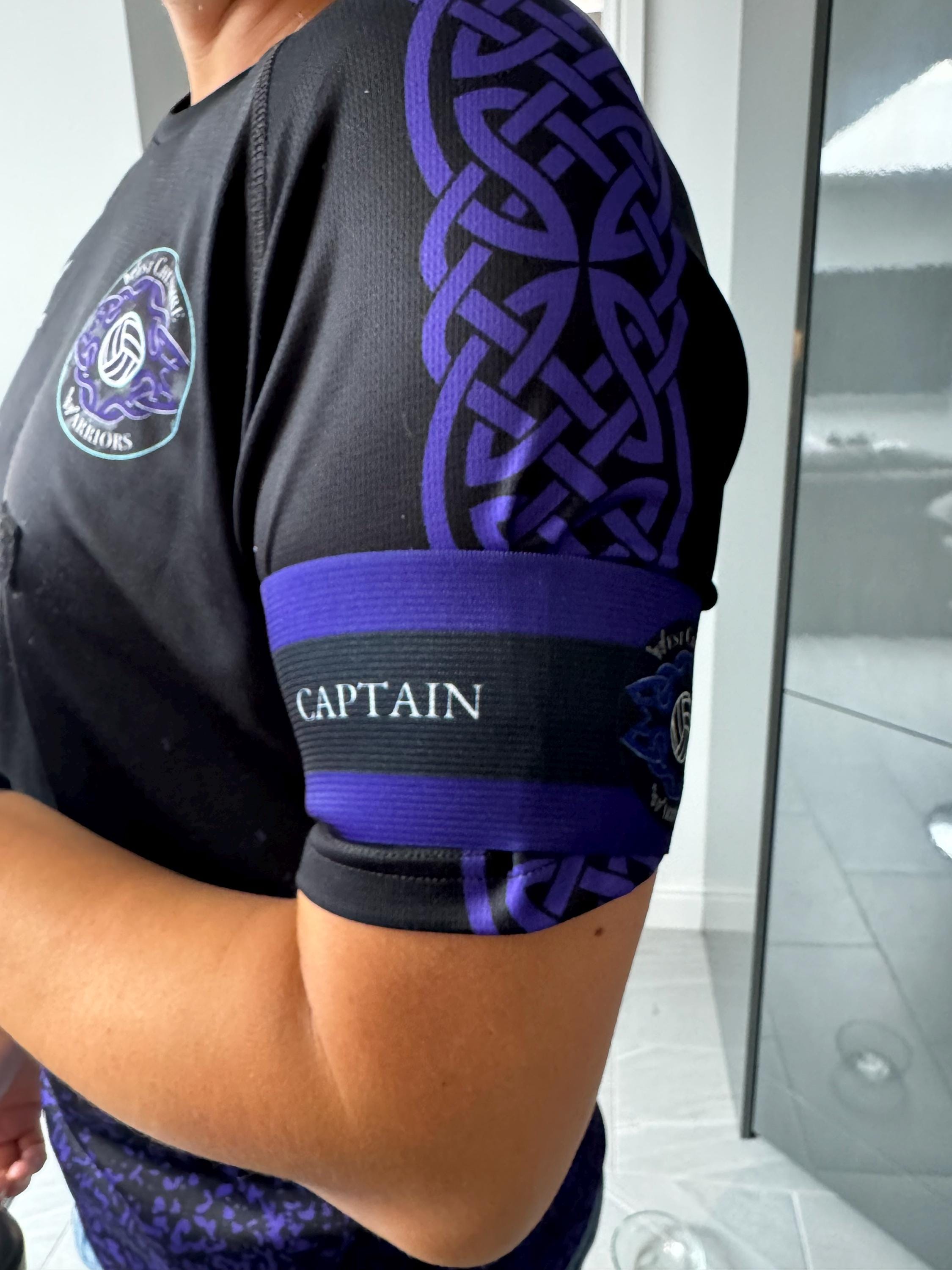 Personalised Captain&#39;s armband| Bespoke armband| Cycling armband| Charity Armband|