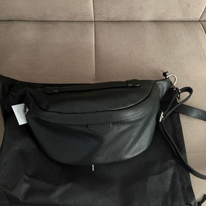 Oversize Leather Fanny Pack main image 1
