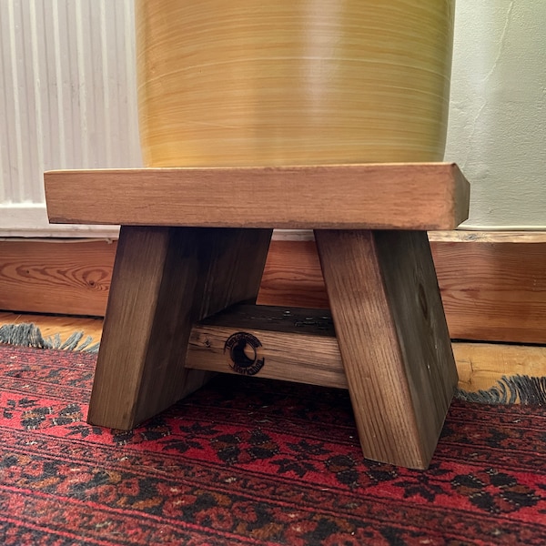 Handmade, Rustic Reclaimed Wooden Step Stool - Etsy UK