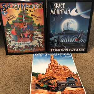 スプラッシュ マウンテン ポスター フロンティアランド ポスター
