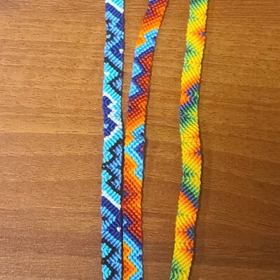 Triangle String Friendship Bracelet/anklet custom - Etsy