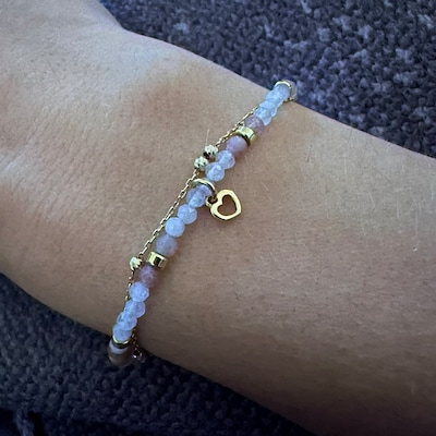 FILIGRANES SILBER ARMBAND ROSÉ VERGOLDET DAMENSARMBAND MIT BLUME main image 0