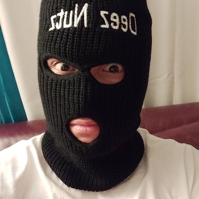 Personalized Ski Mask Custom Text Embroidery Three Hole Ski Mask Custom ...