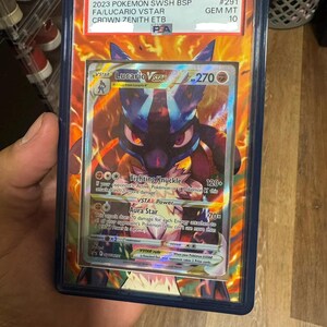 ルカリオVSTAR別イラスト版カスタムポケモン鑑定済みディスプレイ