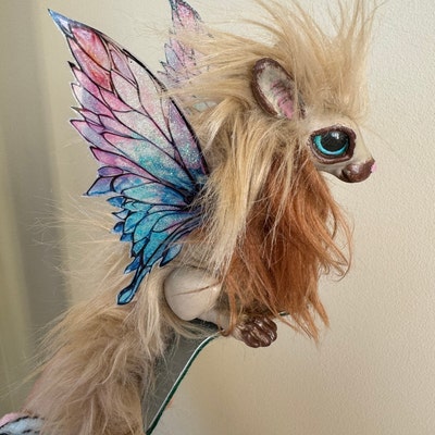OOAK Handmade Iridescent 2 Inch Glue-on Fantasy Cicada Fairy Wings for ...
