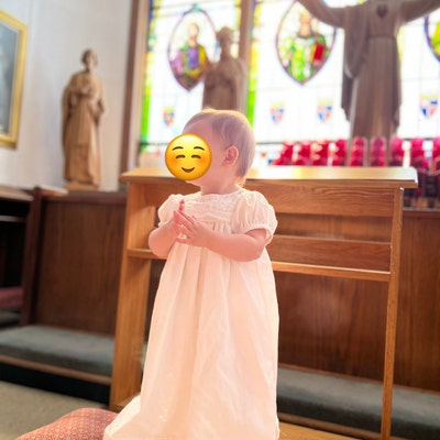 Christening linen set
