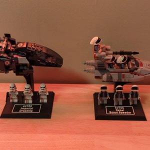Display Stand for Lego Star Wars 40755 Imperial Dropship Vs