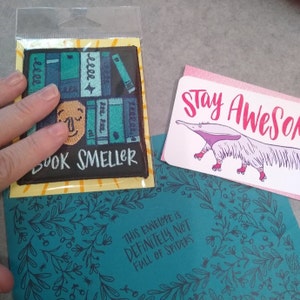 Amy lade till en bild av sitt köp