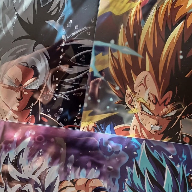 Mastered Ultra Instinct Goku & Evolution Blue Vegeta dokkan Battle 6th  Anniversary/dragonball Poster A4 Landscape -  New Zealand