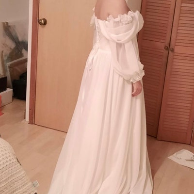 Detachable Bridal Long Sleeves Polka Dots main image 1