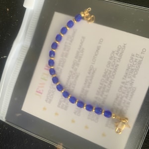 Personalized Birthstone Bracelet | Baby Girl Jewelry | New Baby Gift | 14k Gold Filled | Sterling Silver | Infant Bracelet