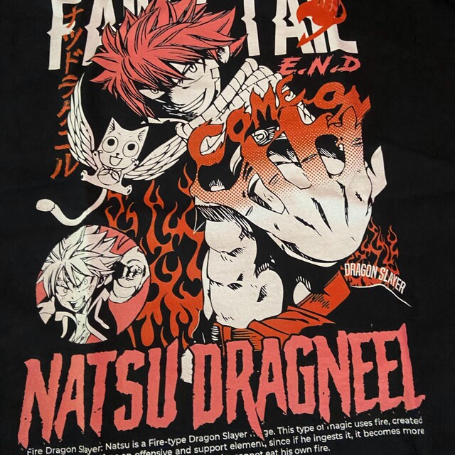 Fairy Tail Natsu Dragneel Shirt, Gray Fullbuster, Gajeel