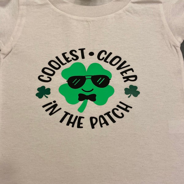 St Patricks Day Svg, Coolest Clover in the Patch Svg, Lucky Svg ...