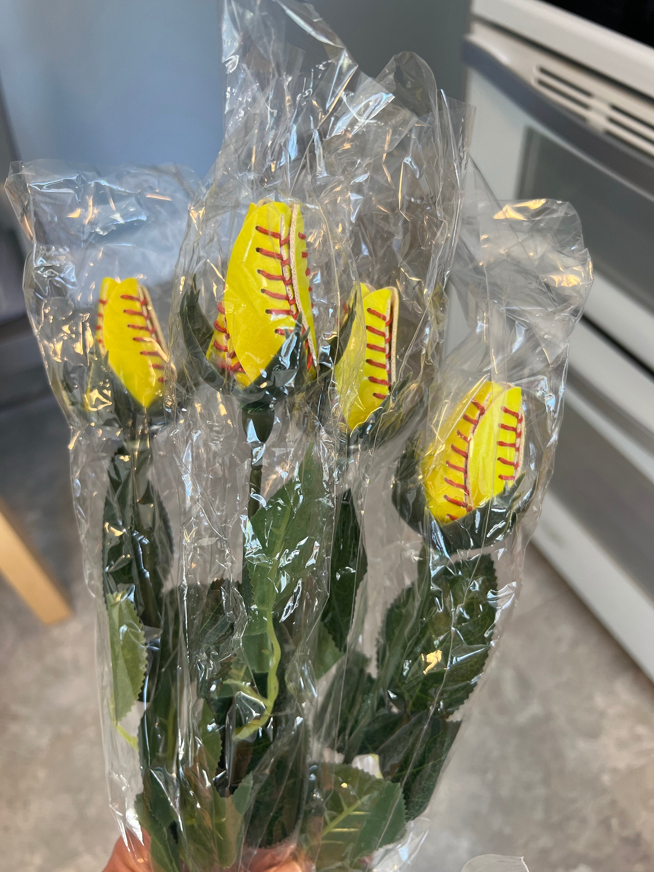 Softball Roses Select Qty Softball Gift Back to School
