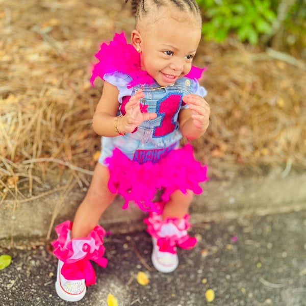 Lilo and Stitch Overalls Dress Denim Birthday Set, Lilo and Stitch ...