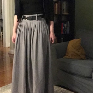 Pleated Midi Skirt Wool Skirt Winter Skirt Knee Length | Etsy