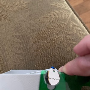 Kim added a photo of their purchase