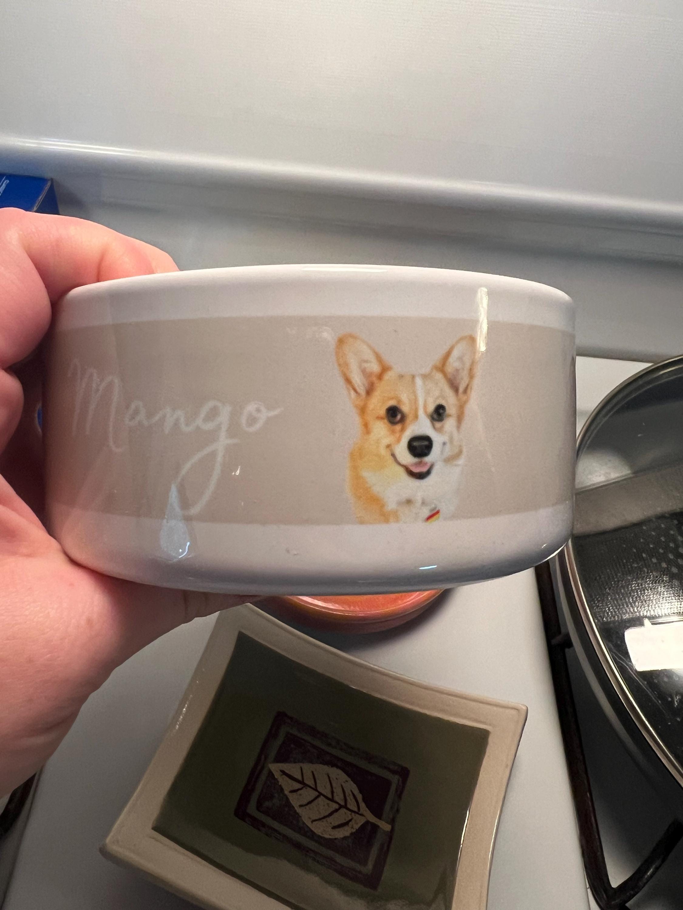 Custom Dog Bowl Using Pet Photo + Name Personalized Dog Bowl Personalized Cat Bowl Custom Cat Bowl Personalized Pet Bowls Custom Pet Bowl