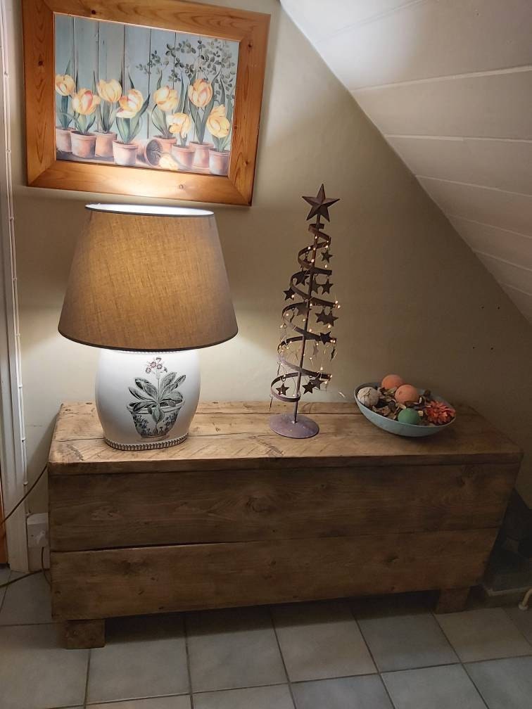 Reclaimed Wood Hallway Bench Hall Storage Box Seat Shoe Storage