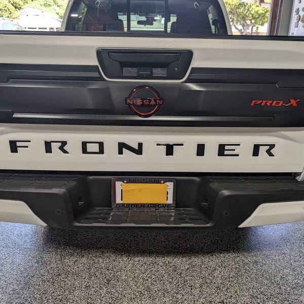 Premium Decal for 2025-26 Nissan Frontier Tailgate Pro-x and Pro-4x W