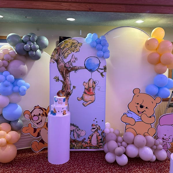 Classic Winnie the Pooh Balloon Garland Kit | Retro Winnie the Pooh ...