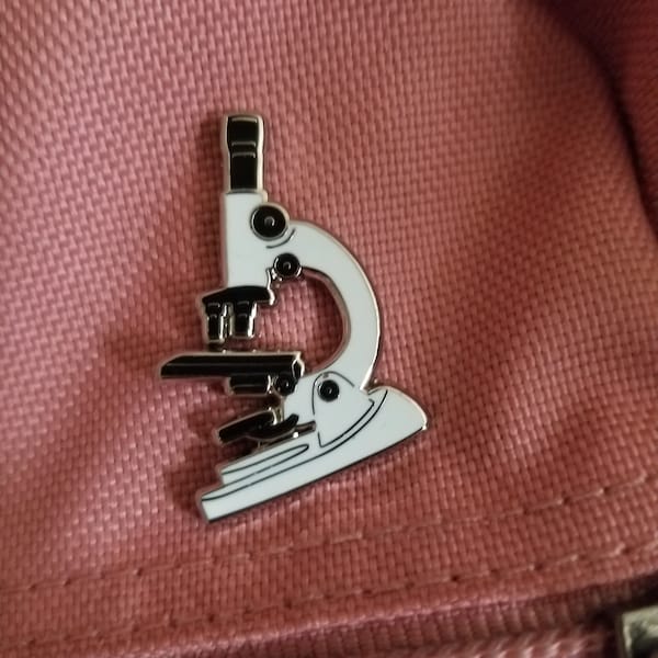 Microscope Science Hard Enamel Pin - Etsy