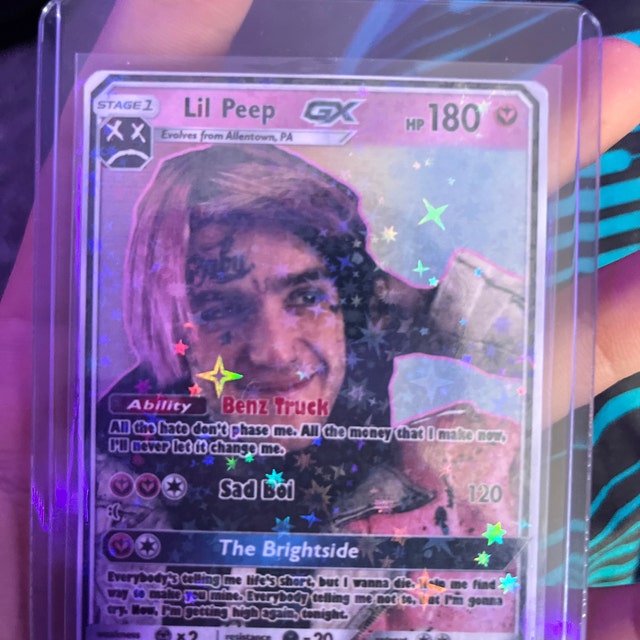lil peep pokemon cards Yeat Holographic Trading Card Set – frnkiXX.829