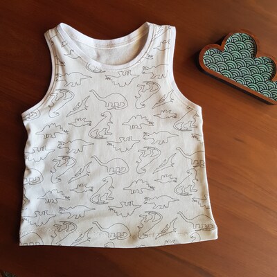 Baby Tank Top Pattern, Modern Baby Sewing Pattens, Pdf Sewing Pattern ...