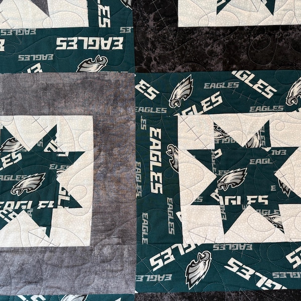 Football Longarm Quilting Digital Pantograph Used in E2E (edge to Edge ...