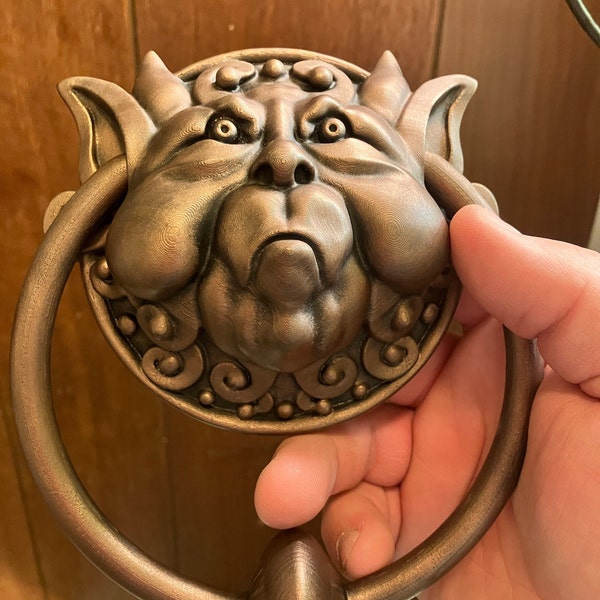 Labyrinth Inspired Door Knocker Set: Hand Painted, Magnet Embedded ...