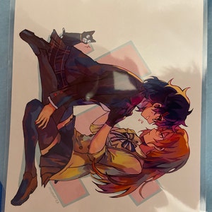 P5 Fem Akechi & Joker Mini Prints 5x7 P5 Fem Akechi & Joker Mini Prints 5x7