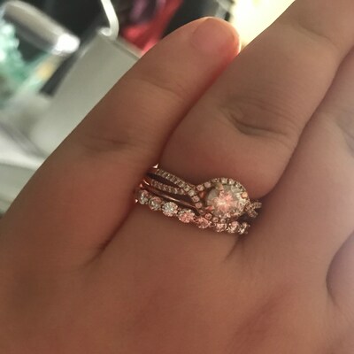 1mm Thin 9ct Rose Gold Stacking Band Ring - Polished Finish, Nickel-Free, Sizable