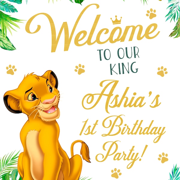 Lion King Diaper Raffle Cards, A Little King Baby Shower Diaper Raffle ...