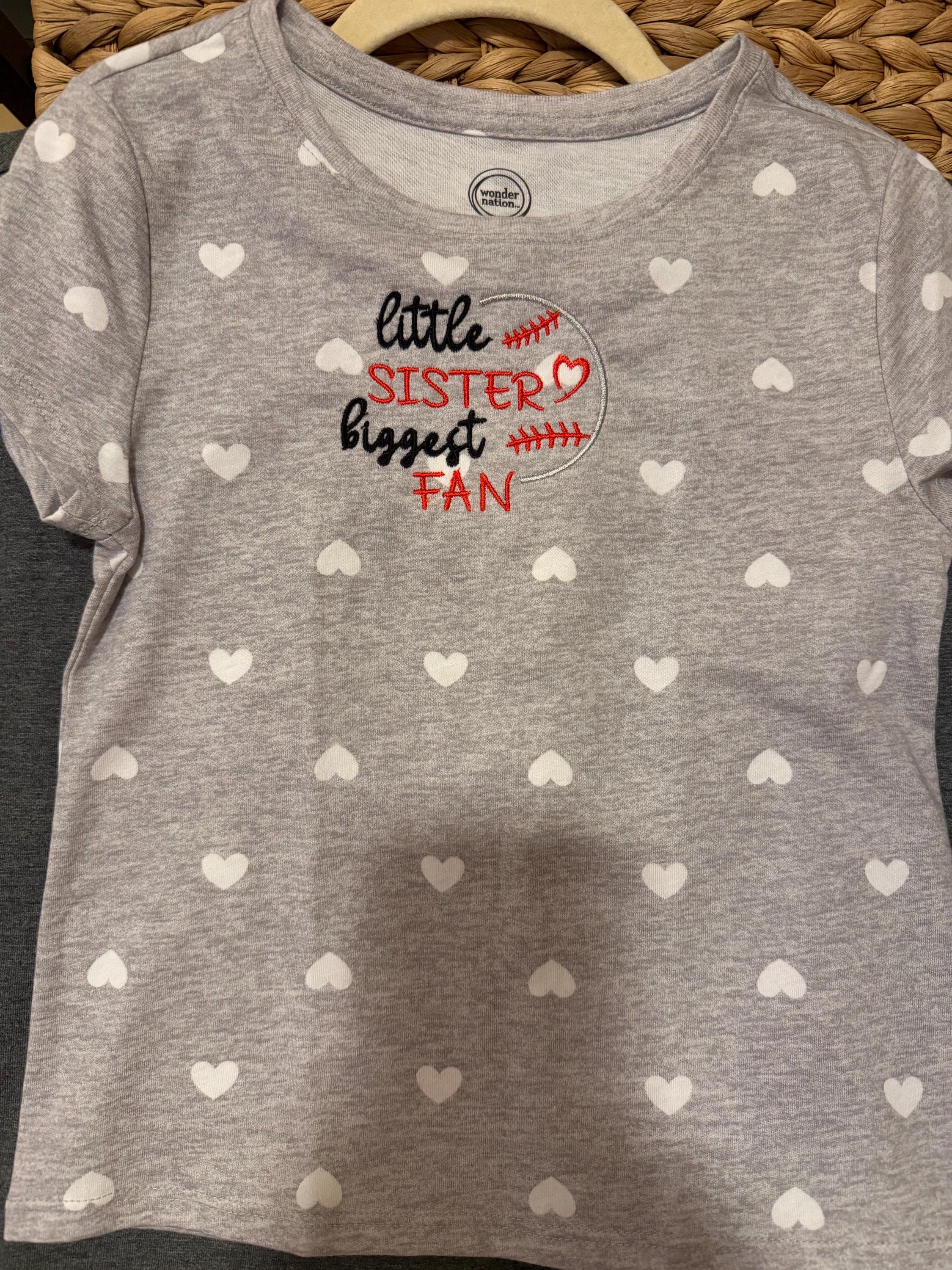 Customer photo for Baseball sister - Embroidery design