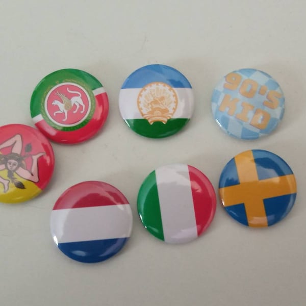 Bundle Easy Badge Button Template, Pinback Button Template, Canva ...