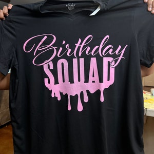 Birthday Squad Svg, Birthday Drip SVG, Birthday Princess Svg, Birthday ...