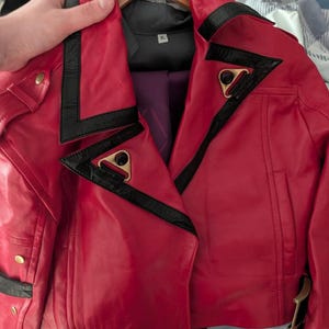 Handmade Guilty Gear Strive Jacket | Sol Badguy Inspired Red