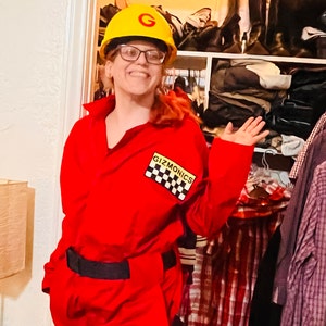 Red Coveralls / Gizmonics Jumpsuit (ver 1) - “joel” - Etsy